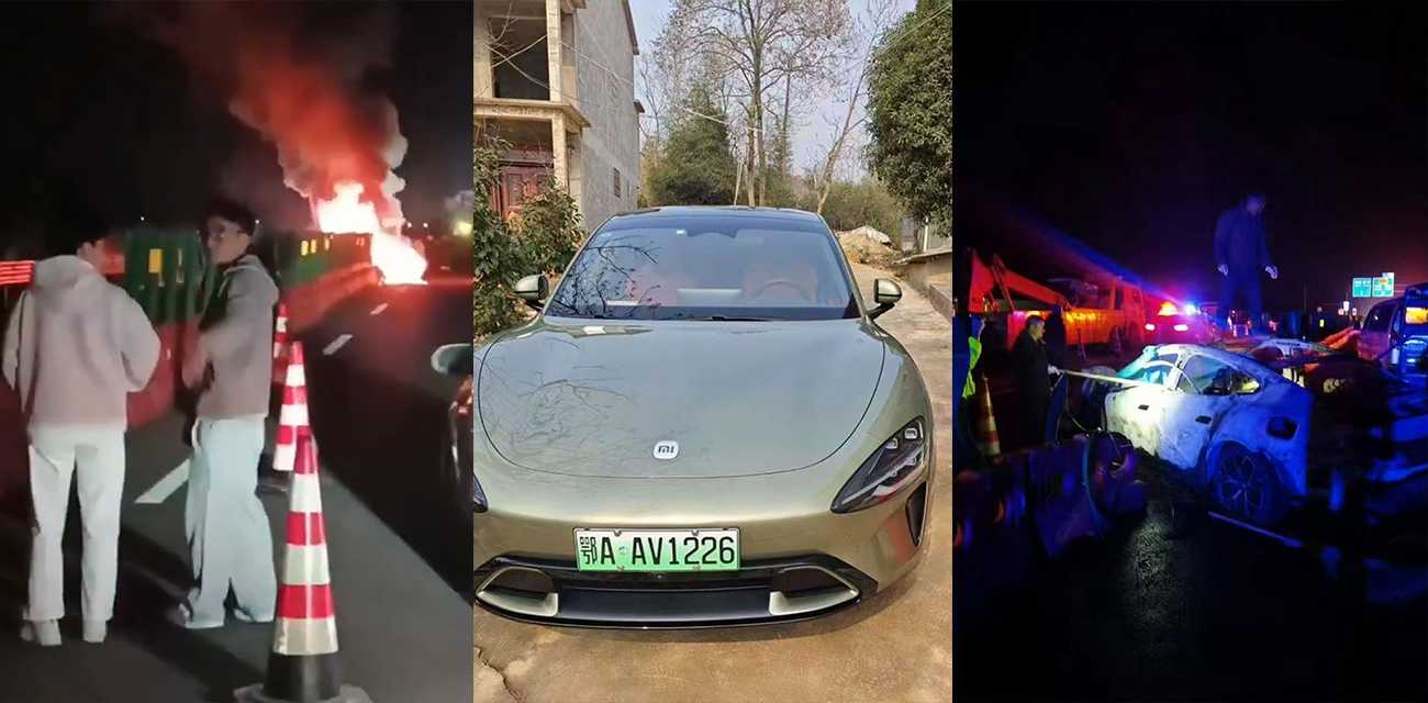 小米SU7竟成死亡飞车！安徽高速上失控撞击爆燃 车上三位女大学生当场烧死 现场视频曝光！ - 51吃瓜网-51吃瓜网