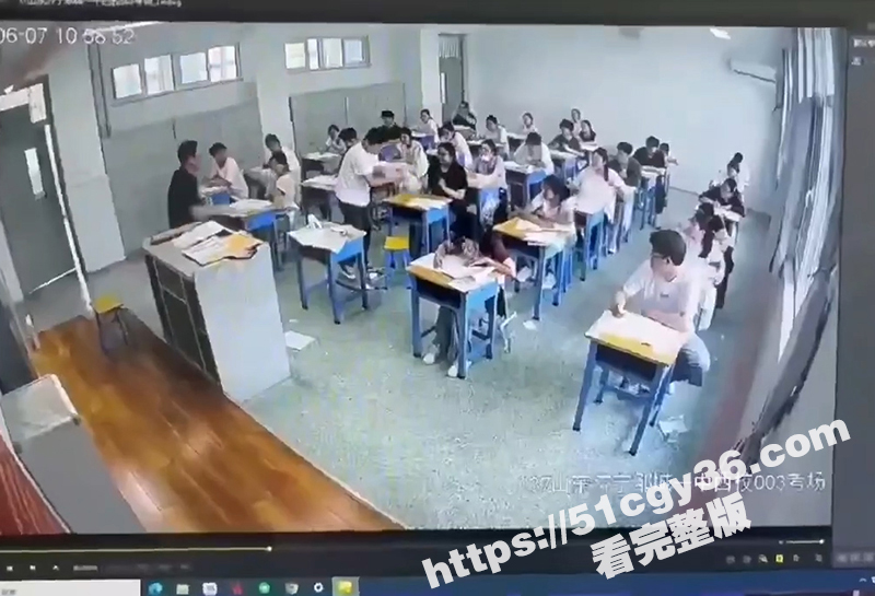 山东邹城一中高考考场 小伙因答不出题自暴自弃发狂 撕毁多人试卷 现场监考老师都懵逼了！-51吃瓜网