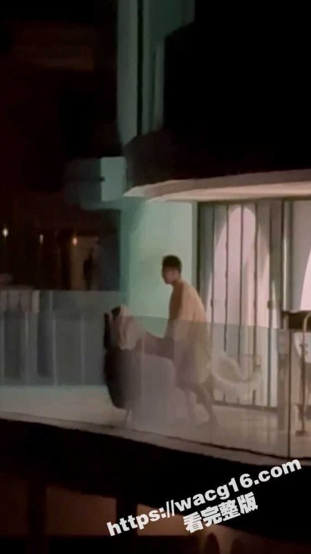 情侣酒店露天阳台做爱 被全程录像完全不避讳他人 女生羞涩地想要躲避镜头 却被男生牢牢按住！-51吃瓜网